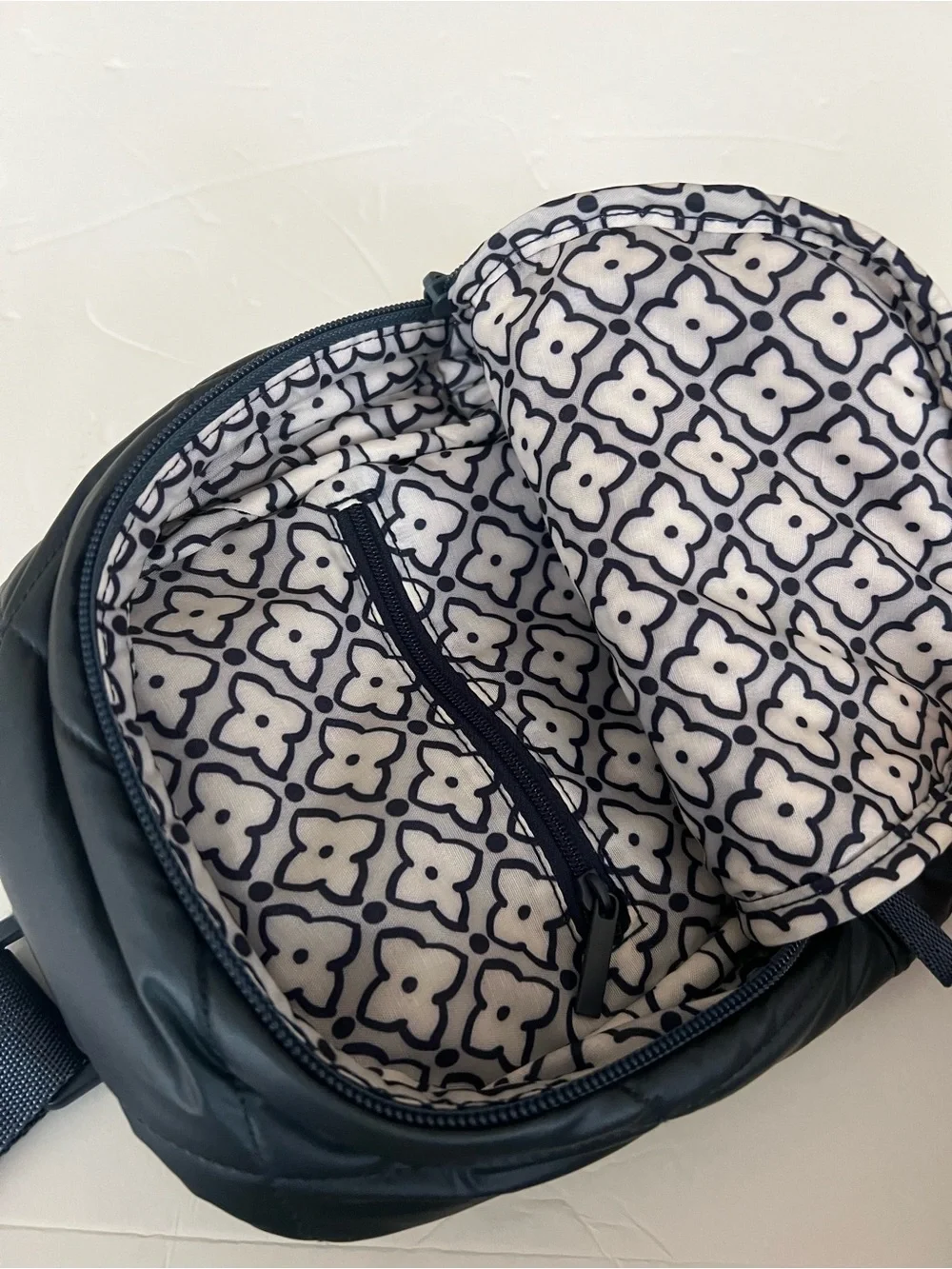 Vera Bradley Sling Backpack Nylon Navy